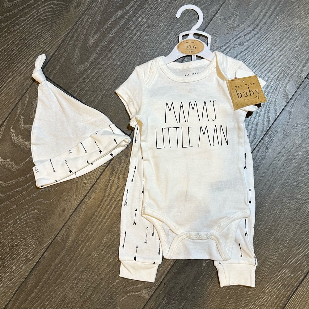 NWT Rae Dunn Outfit and Hat